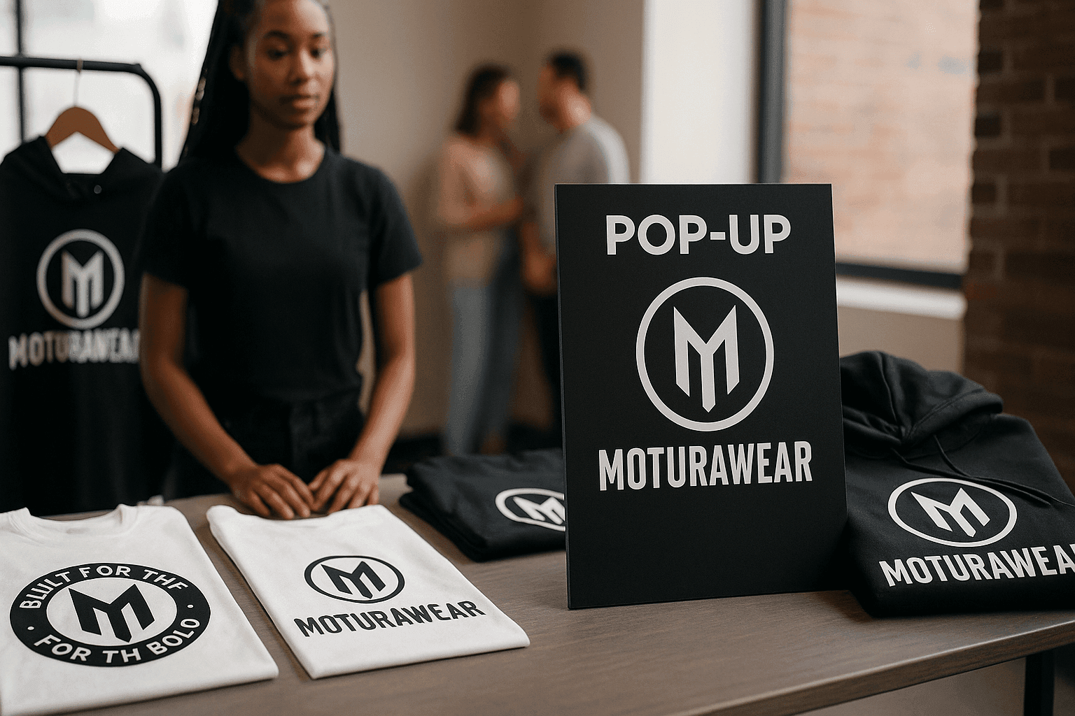 Make your moment unforgettable. We design custom merchandise for pop-ups, brand activations, and live shows - from statement tees and hoodies to full-fit bundles. Whether you're throwing a launch party or hosting a creative collab, we've got the gear that gets talked about long after it ends.